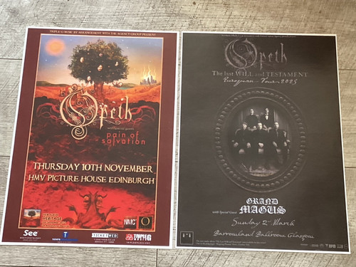 Opeth concert posters - opeth,