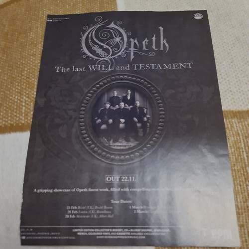 Opeth the last will and - the,