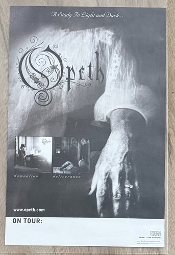 Opeth poster promo originale - poster,