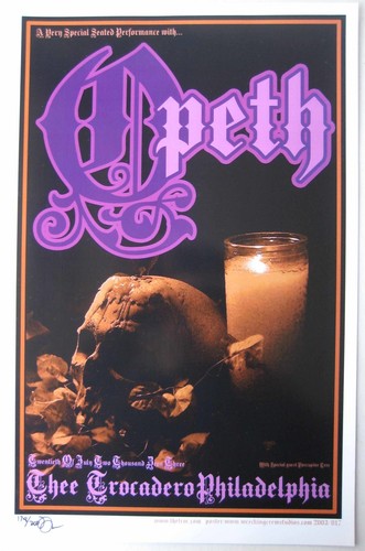 Poster concerto opeth - concerto,